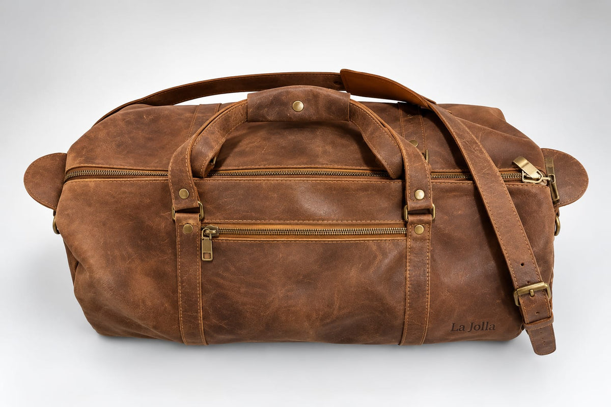 Bolso de Viaje de Cuero