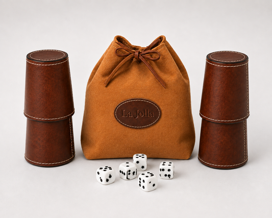 Juego de Cachos de Cuero