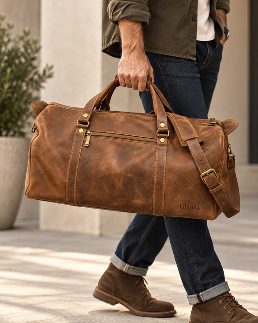 Bolso de Viaje de Cuero
