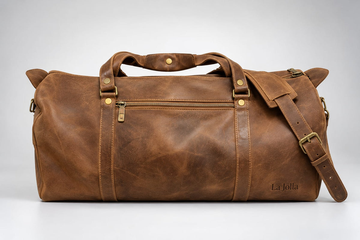 Bolso de Viaje de Cuero